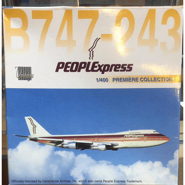 Avión Colección  B747-243 People Express 1/400