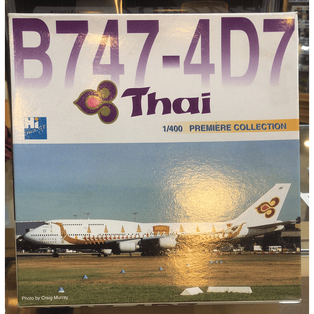 Avión Colección  B747-4D7 Thai 1/400