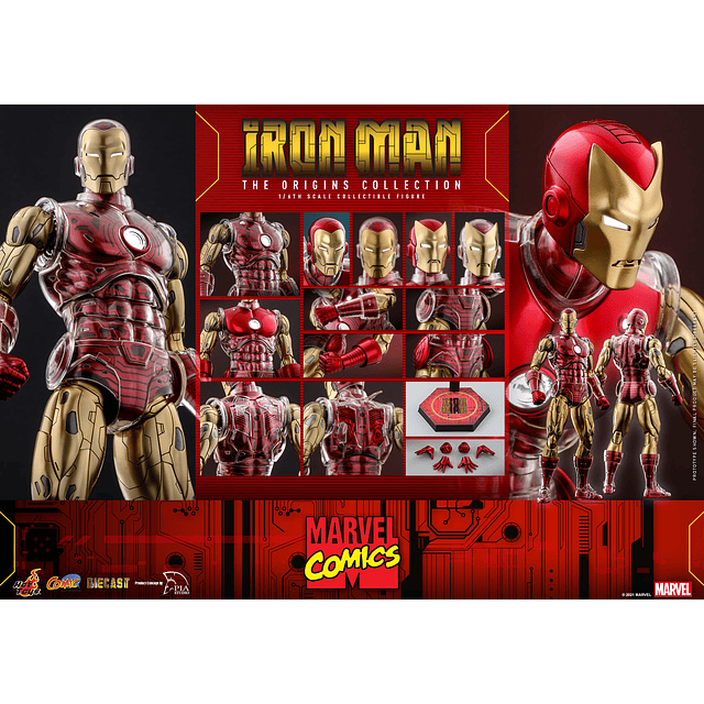 Venta de Figura Iron Man Marvel Comic Colección Retro