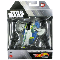 Figura Colección  Jango Fett Starship 1/50 Star Wars