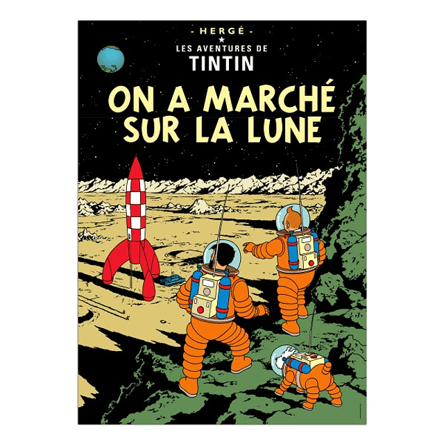  Poster Aterrizaje En La Luna 50 x 70 cm
