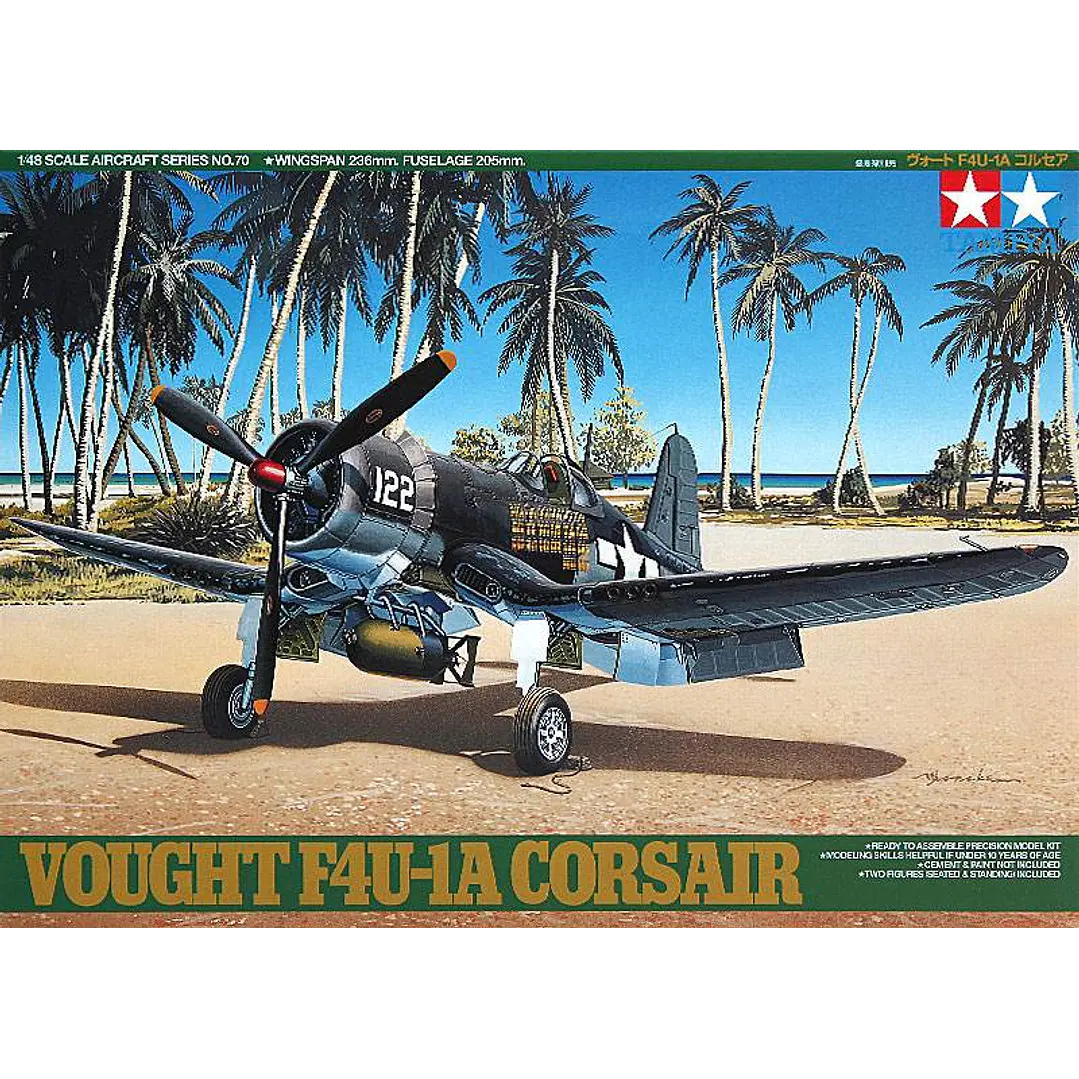 Para armar caza naval Vought F4U-1A Corsair 1/48 1