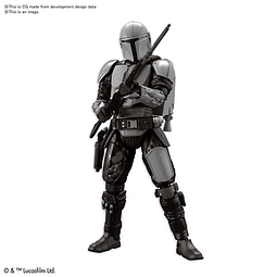 Figura Colección  Mandalorian Beskar Armor 1/12 para armar