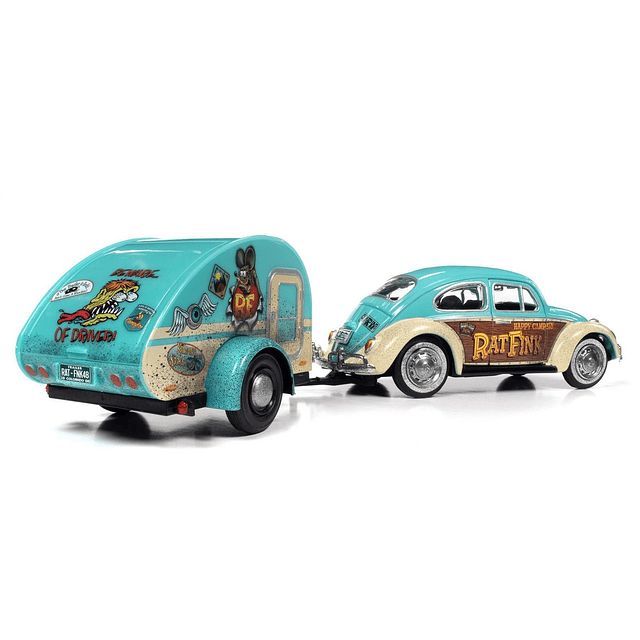 Carro Colección  1/24 VW Escarabajo "Rat Fink" 1/24