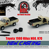 Carro Colección  Toyota 1980 Hilux N60 N70 Ivory1/64