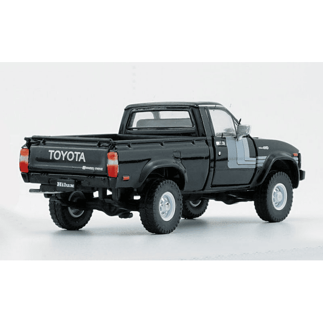 Carro Coleccion Toyota 1980 Hilux N60 N70 Black 1/64