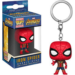 Figura Colección  Iron Spider Pocket Pop Key Chain