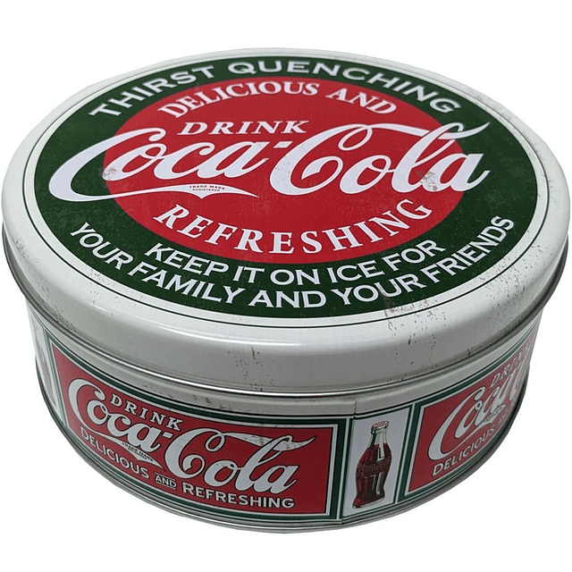  Coca-Cola Round Nostalgia Tin