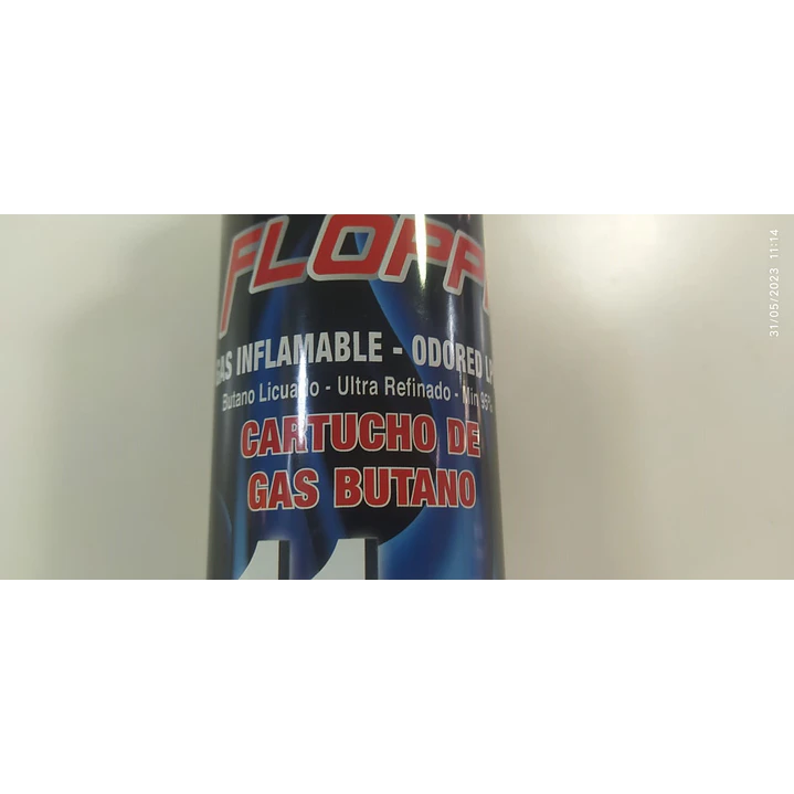  Cartucho de Gas  Butano Floppi Para Soplete 2