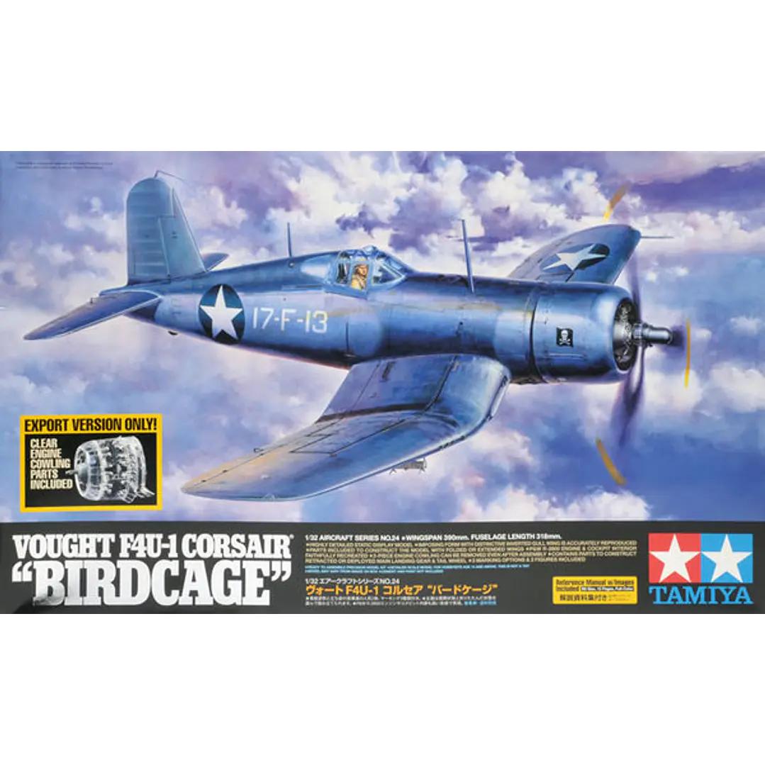Para armar avion caza Vought F4U-1 Corsair 1/32 1