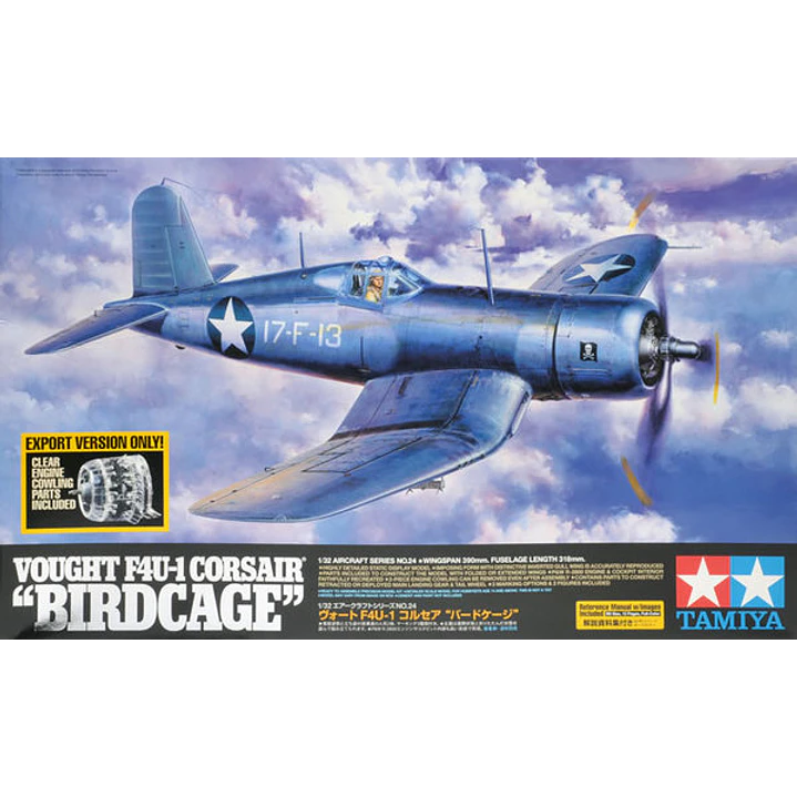 Para armar avion caza Vought F4U-1 Corsair 1/32 1