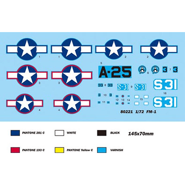 Para armar Fm-1 Wildcat.1/72