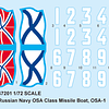 Barco para Armar Russian Navy Osa Class Missile.1/72