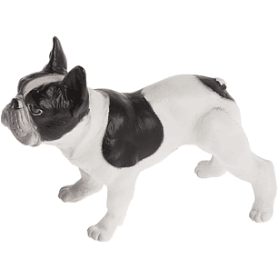 Animal Colección  Perro Buldog Frances Negro Y Blanco