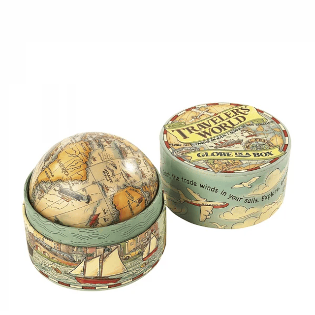  Travelers World Globe In Box