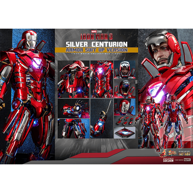 Figura Colección  Silver Centurion (Armor Suit Up1:6