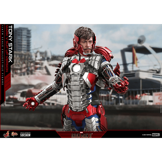 Figura Colección  Tony Stark (Mark V Suit Up Version)