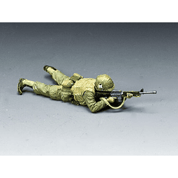 Figura Colección  Lying Prone Rifleman 1/32