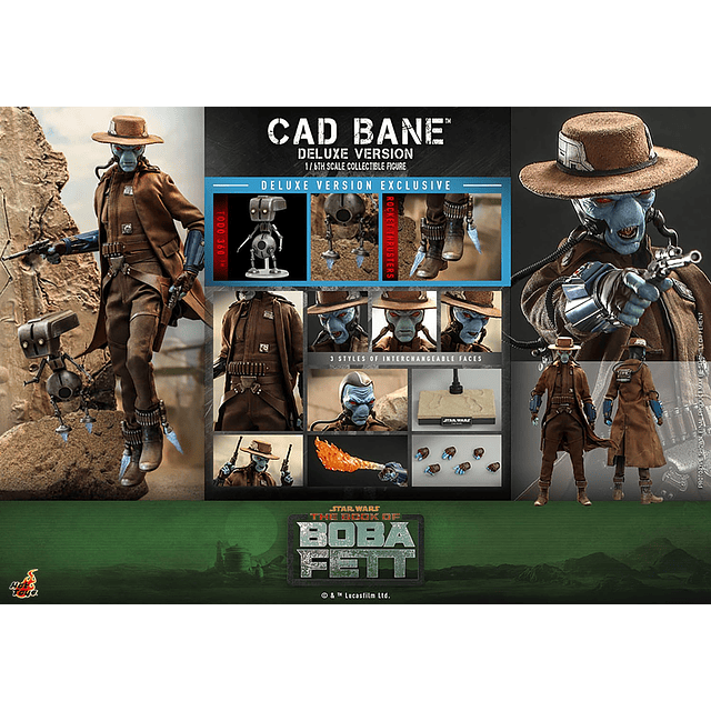 Figura Colección  Cad Bane (Deluxe Version) 1:6.