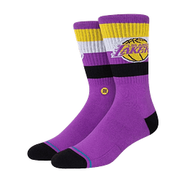  Medias Lakers St Crew Purple L