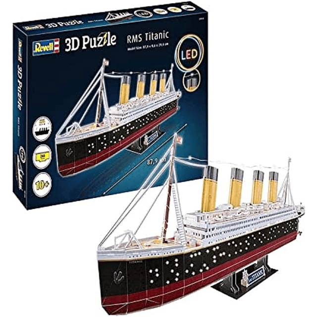 Rompecabezas 3D Puzzle Rms Titanic - Led Edition