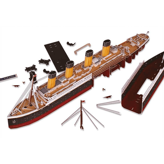Rompecabezas 3D Puzzle Rms Titanic - Led Edition