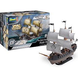 Barco para Armar barco pirata "The Black Diamond" 1/350