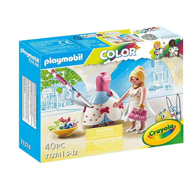  Playmobil Color: Diseñadora De Moda