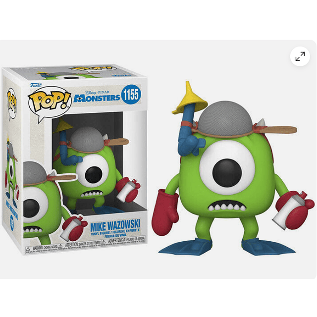 Figura Colección  Mike With Mitts Funko Pop Monsters