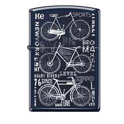  Encendedor Zippo Bicicletas Azul