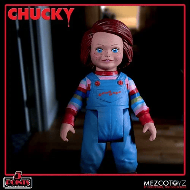 Figura Colección  Childs Play Chucky 5 Points Delux.