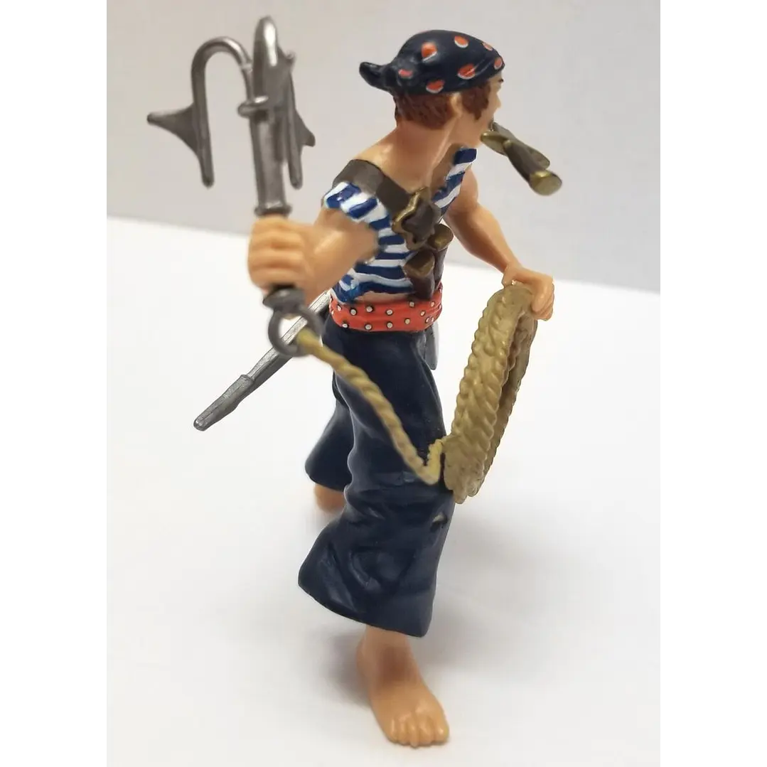 Figura Colección  Pirata De Abordaje Con Ancla Azul 1