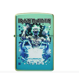  Ence Zippo Iron Maiden Verde Te