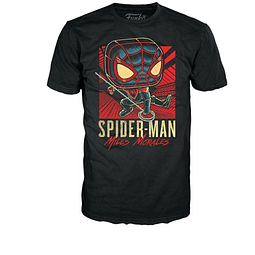   Camiseta Talla M Gamerverse Spider-Man Mile Morales