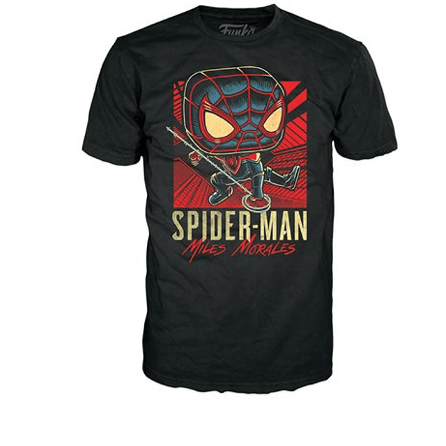   Camiseta Talla M Gamerverse Spider-Man Mile Morales