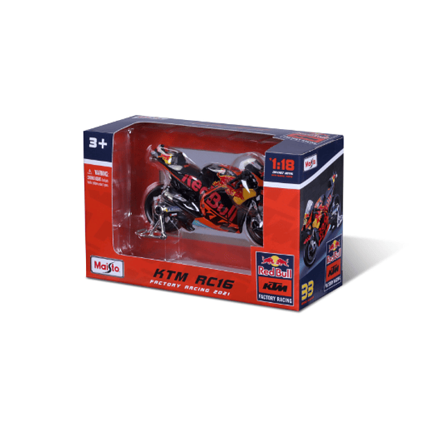 Carro Colección  Moto Red Bull Ktm 1/18