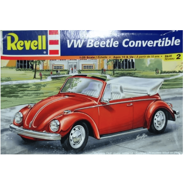 Vehículo para Armar Vw Beetle Convertible 1/25