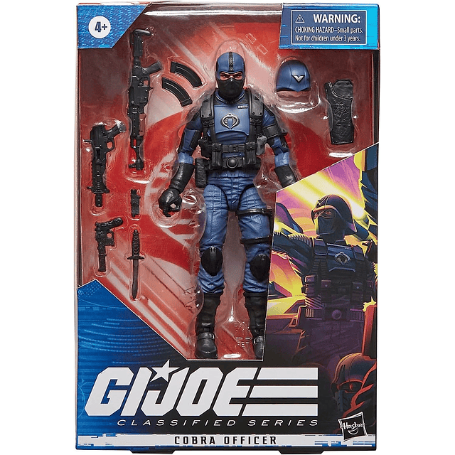 Figura Colección  Cobra Officer Action G.I. Joe Class