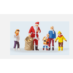 FATHER CHRISTMAS WITH CHILDRENHO