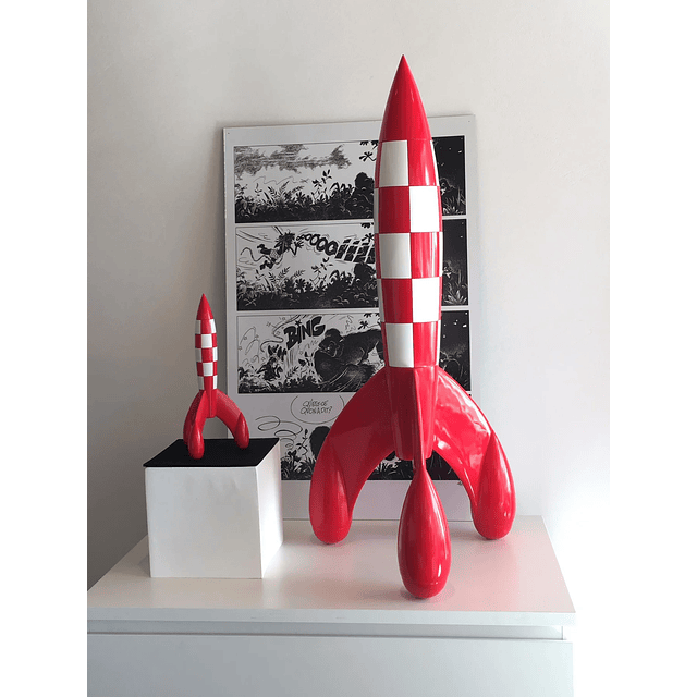 Cohete de colección  Tintin - 60 Cm