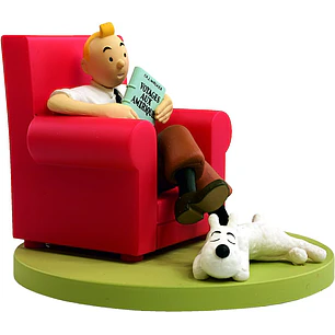 Figura Colección  Resin - Icons - Tintin At Home