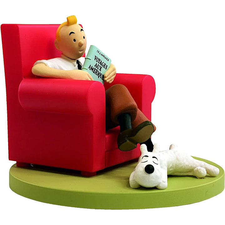 Figura Colección  Resin - Icons - Tintin At Home 1