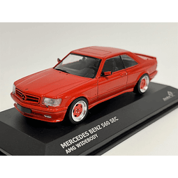  MB 560 Sec AMG Red 1/43.