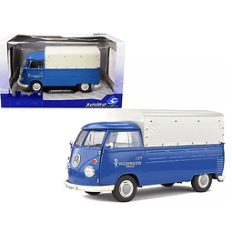 Carro Colección  Vw T1 Pickup/Tarpaulin Blue1/18