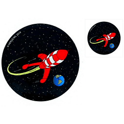 Figura Colección  Magnet Moon - Rocket