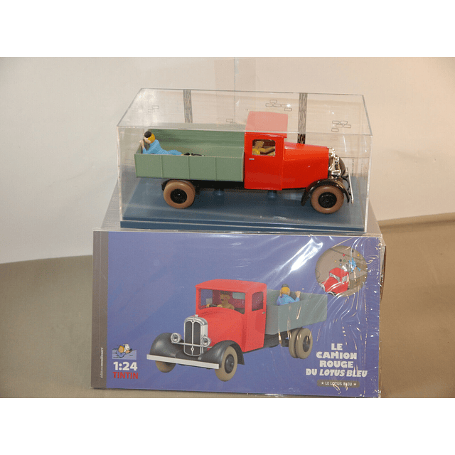 Carro Colección  Tim & Struppi Tintin Red Truck Model Car 29949 Moulinsart 1/24 | 