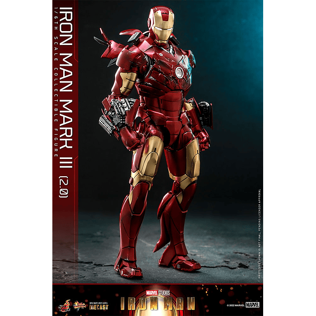 Figura Colección  Iron Man Mark Iii (2.0) 1/6 .