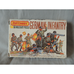 Vintage Matchbox German Infantry 40 soldiers 1/76 