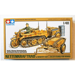 Para armar Kettenkrad W/Cart 1/48