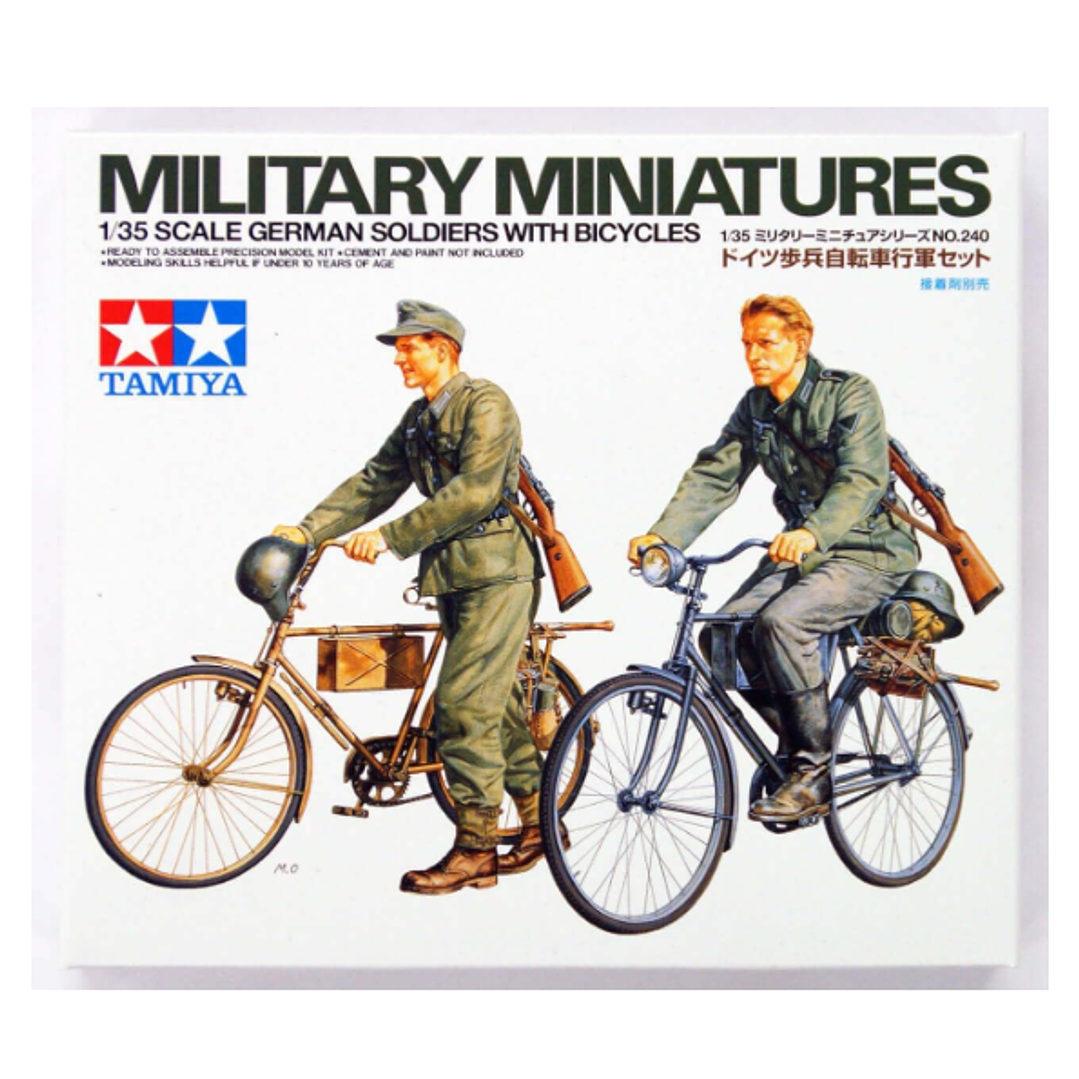 Para armar German Soldiers With Bicycles 1/35 1